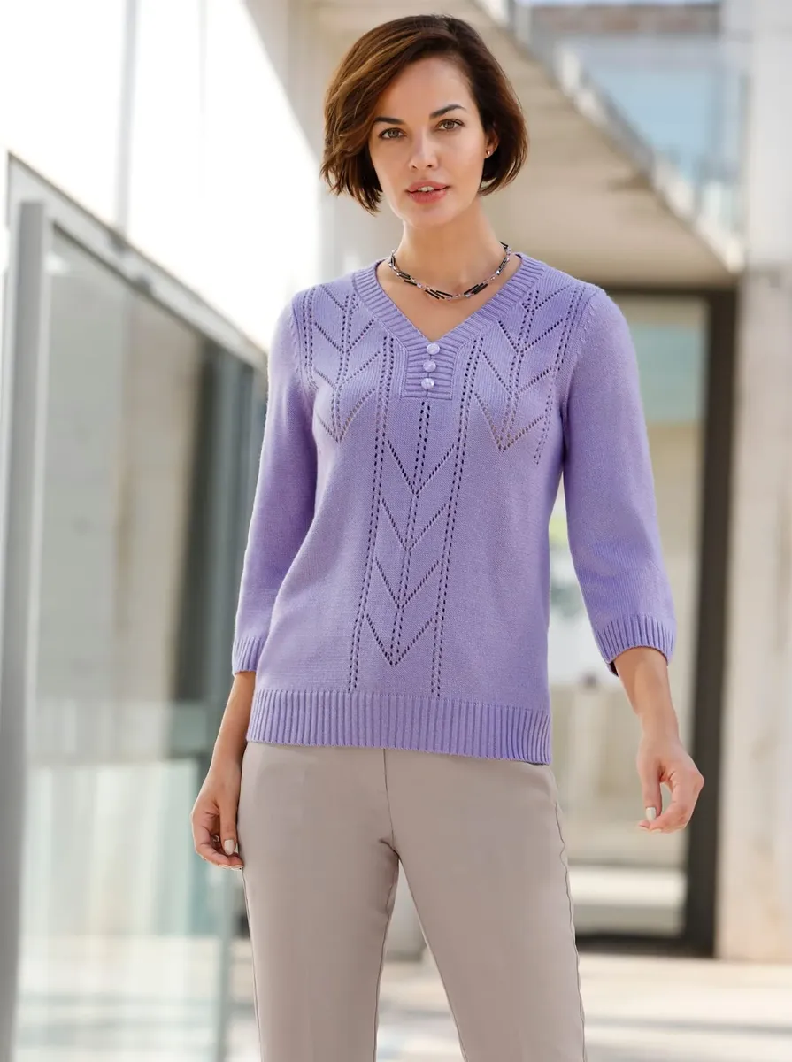 Свитер с рукавом 3/4 Classic Basics "Пуловер", цвет Flieder
Свитер с рукавом 3/4 Classic Basics "Пуловер", цвет Flieder