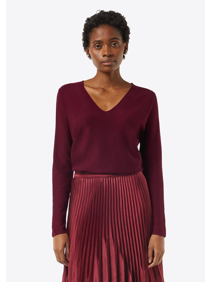 Пуловер comma Strickpullover langarm, красный
Пуловер comma Strickpullover langarm, красный