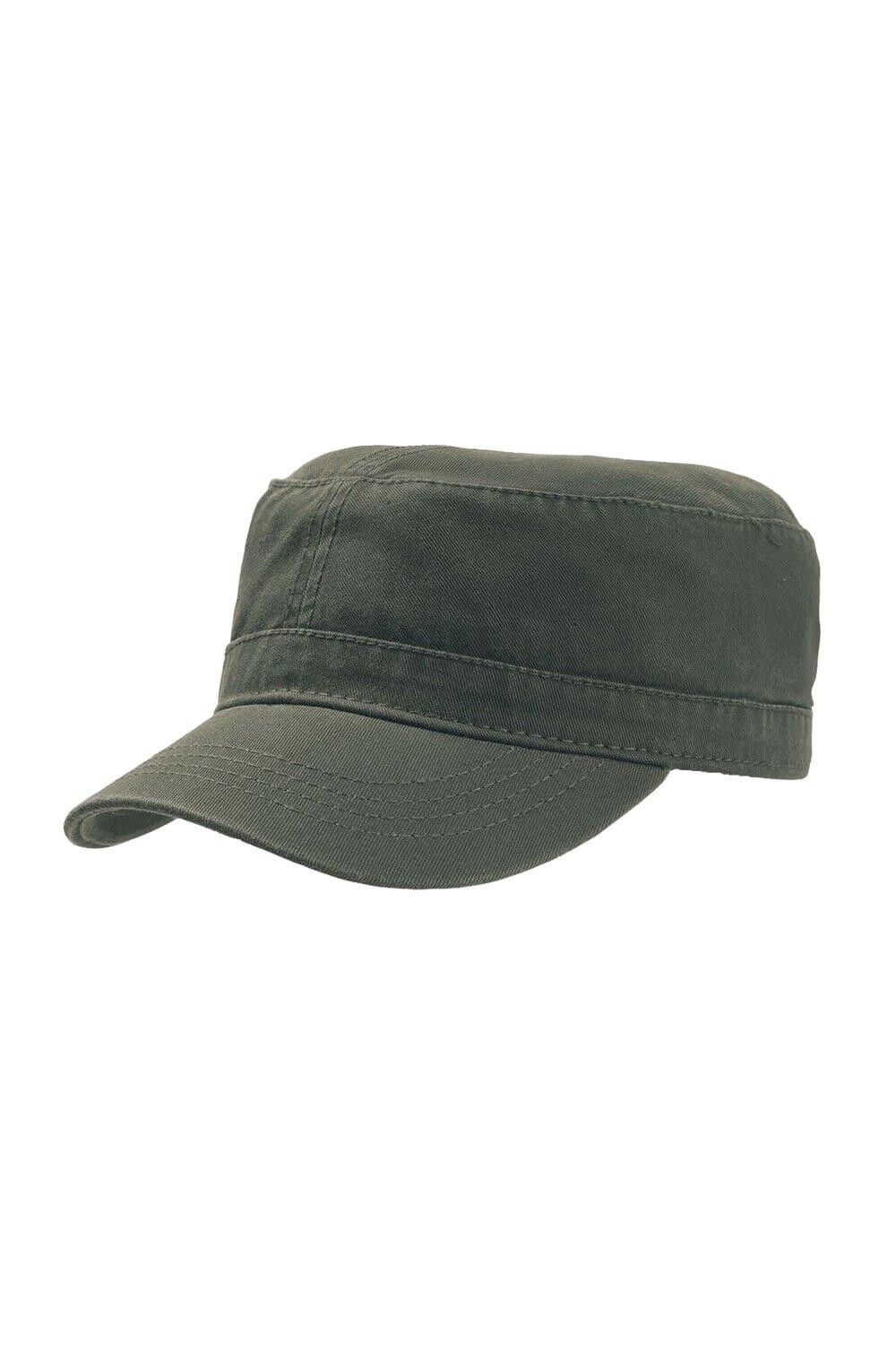 Кепка в стиле милитари из хлопковой униформы Chino Atlantis, зеленый 
Кепка в стиле милитари из хлопковой униформы Chino Atlantis, зеленый