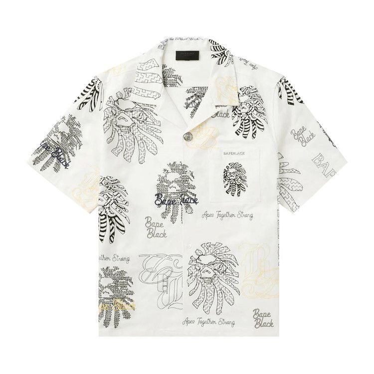 Рубашка BAPE Black Bape Graphic Stitch Shirt, White
Рубашка BAPE Black Bape Graphic Stitch Shirt, White