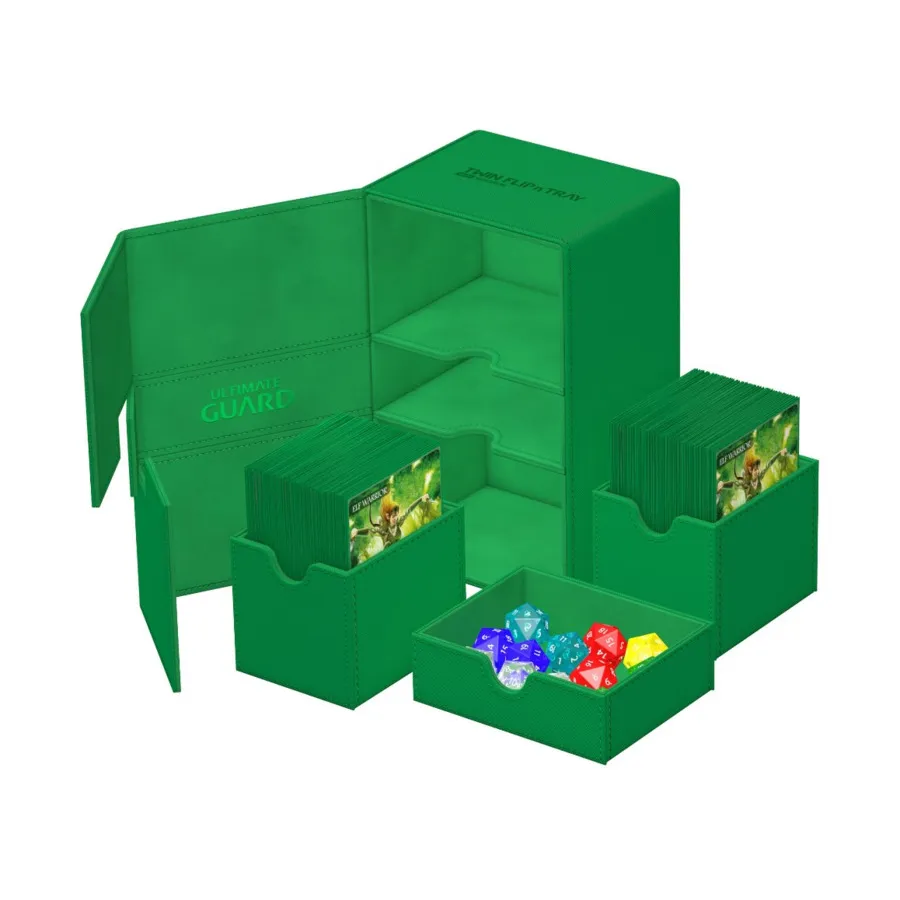 Twin Flip'n'Tray XenoSkin 160+ - Зеленый, Deck Box (Ultimate Guard)
Twin Flip'n'Tray XenoSkin 160+ - Зеленый, Deck Box (Ultimate Guard)