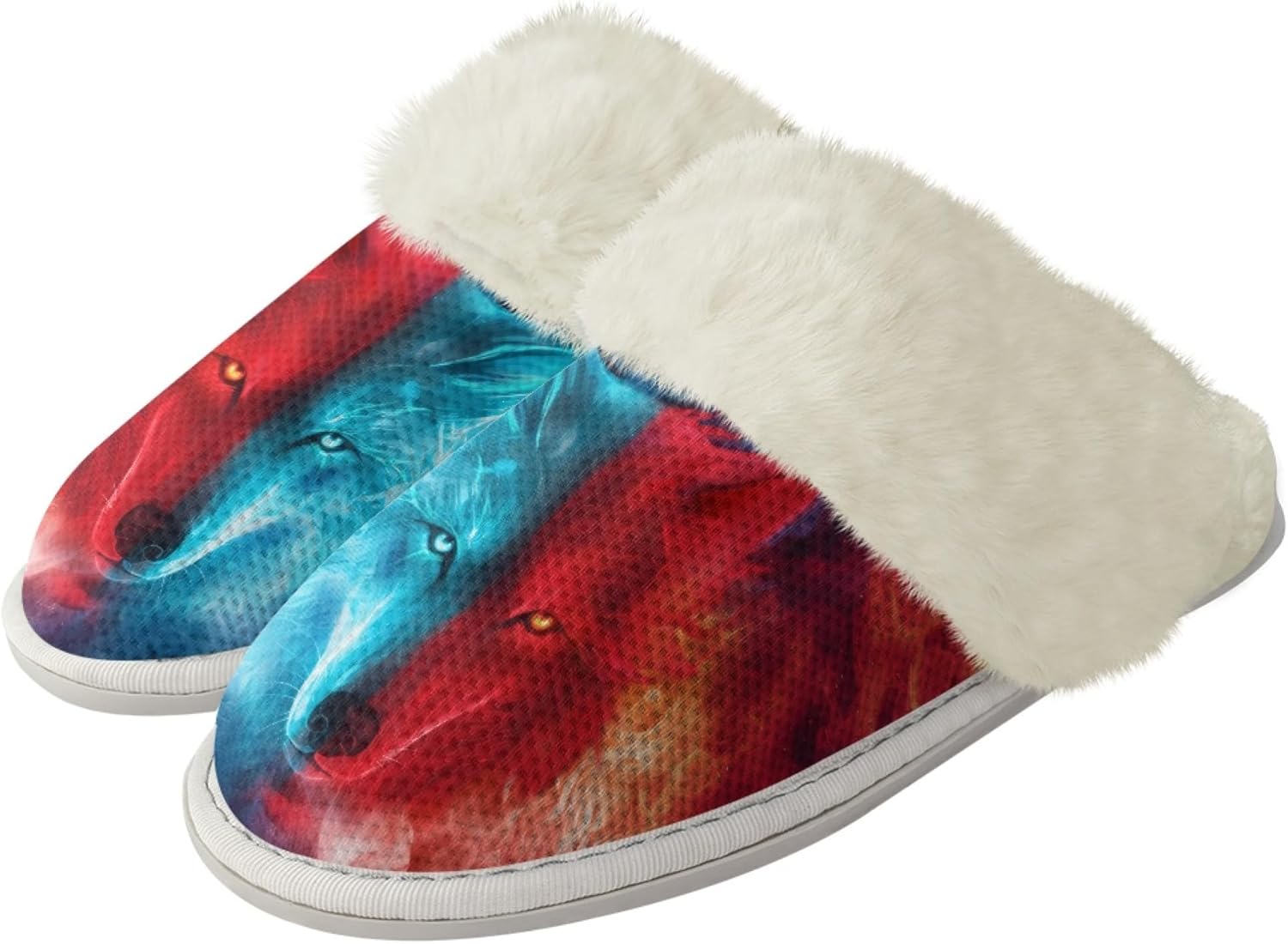 Тапочки Micoklinlin для женщин и мужчин, с плюшевой подкладкой, домашние фланелевые тапочки, зимние мягкие и теплые тапочки для дома, Wolf
Тапочки Micoklinlin для женщин и мужчин, с плюшевой подкладкой, домашние фланелевые тапочки, зимние мягкие и теплые тапочки для дома, Wolf