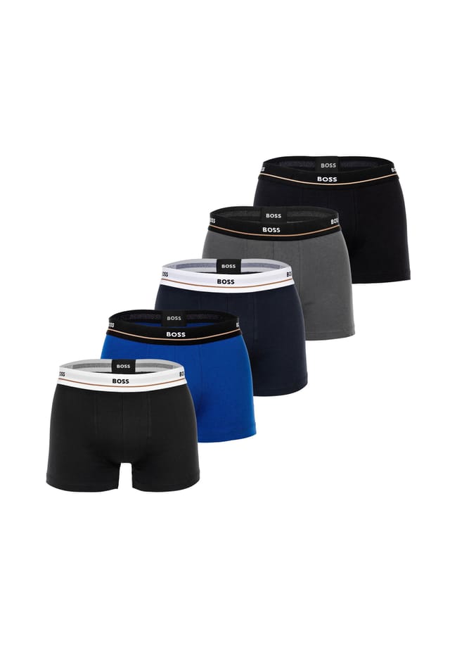 Боксеры 5 шт. в упаковке - трусы-боксеры с логотипом из хлопковой смеси Boss, мультиколор
Боксеры 5 шт. в упаковке - трусы-боксеры с логотипом из хлопковой смеси Boss, мультиколор
