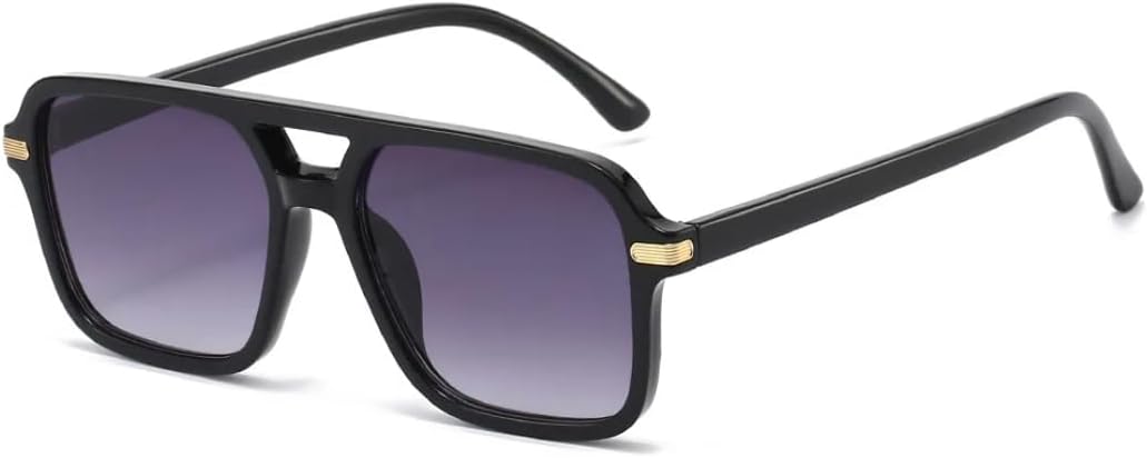 Ретро квадратные солнцезащитные очки с двойной дужкой для женщин, с леопардовым принтом, модные повседневные, для мужчин, с защитой от УФ-излучения UV400 UATXTAU, Black Grey
Ретро квадратные солнцезащитные очки с двойной дужкой для женщин, с леопардовым принтом, модные повседневные, для мужчин, с защитой от УФ-излучения UV400 UATXTAU, Black Grey