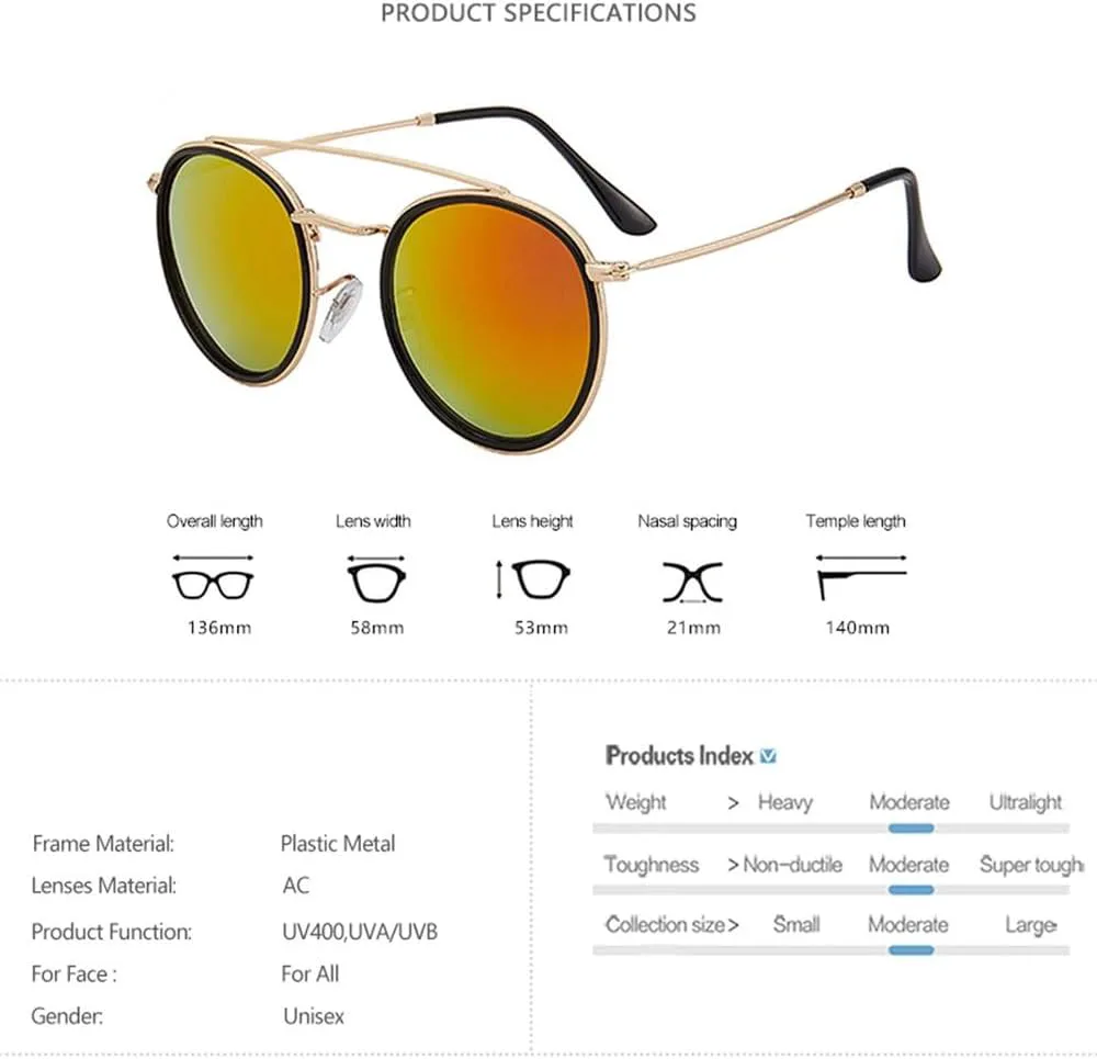 Ретро-круглые солнцезащитные очки в панк-стиле с металлической оправой для мужчин и женщин, модные очки с защитой от УФ-излучения UV400 JWMSXYQR, Gold Green
Ретро-круглые солнцезащитные очки в панк-стиле с металлической оправой для мужчин и женщин, модные очки с защитой от УФ-излучения UV400 JWMSXYQR, Gold Green