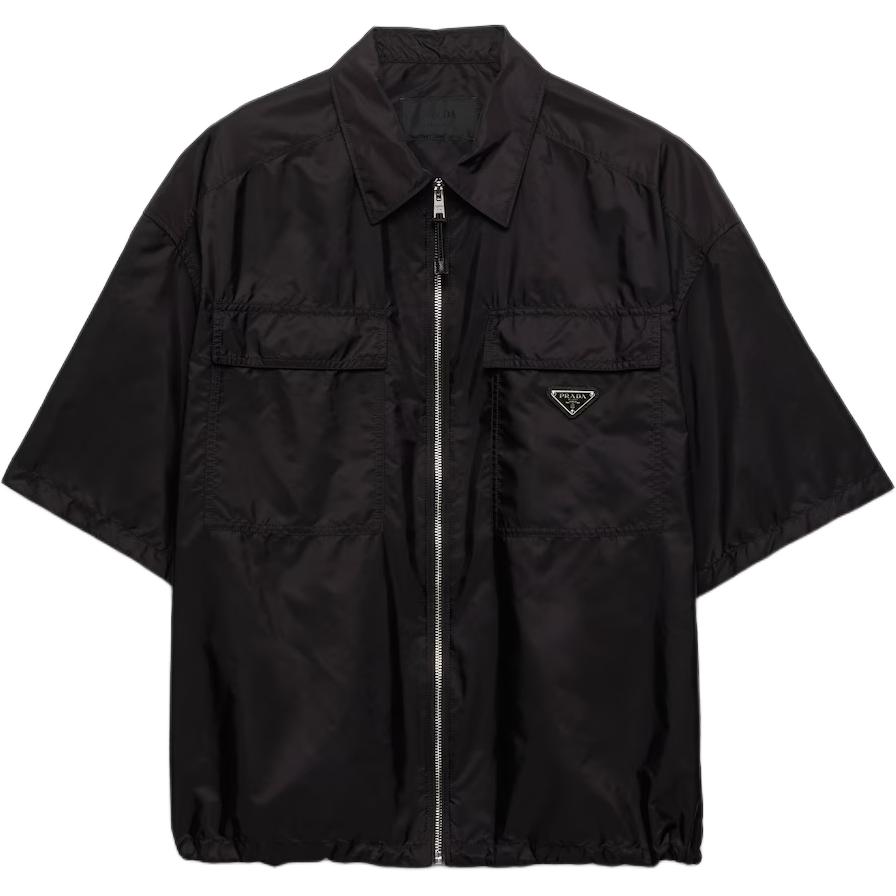 Нейлоновая рубашка с коротким рукавом PRADA, черный
Нейлоновая рубашка с коротким рукавом PRADA, черный
