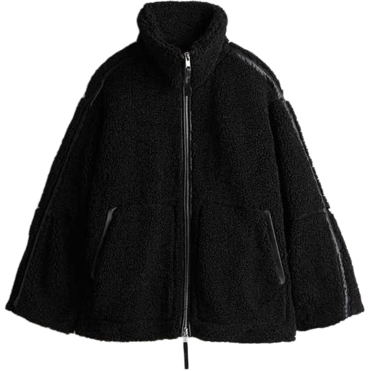 Куртка из флиса Тедди свободного кроя H&M, черный
Куртка из флиса Тедди свободного кроя H&M, черный