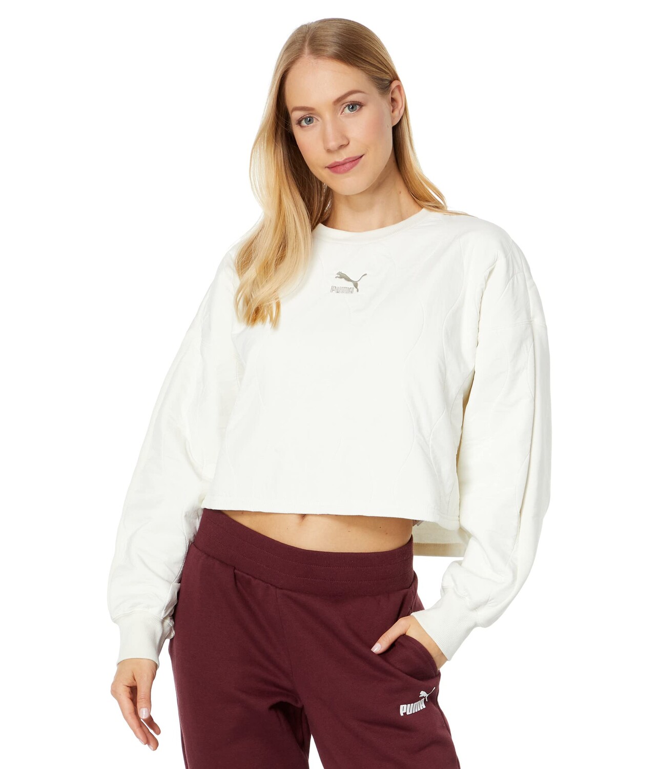 Толстовка PUMA, Classics Quilting Applique Fleece Cropped Crew, Коричневый, Толстовка PUMA, Classics Quilting Applique Fleece Cropped Crew 
Толстовка PUMA, Classics Quilting Applique Fleece Cropped Crew, Коричневый, Толстовка PUMA, Classics Quilting Applique Fleece Cropped Crew