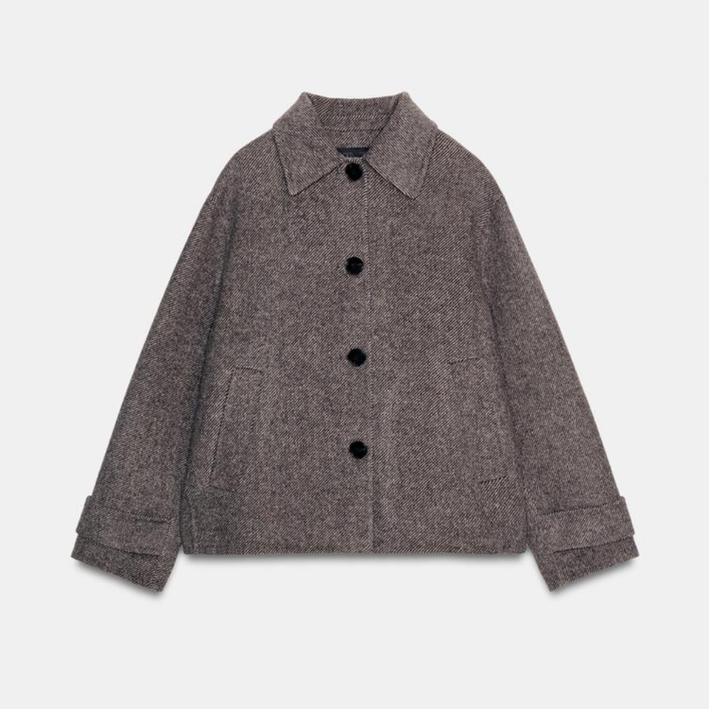 Пальто Zara Cropped Wool, светло-коричневый
Пальто Zara Cropped Wool, светло-коричневый