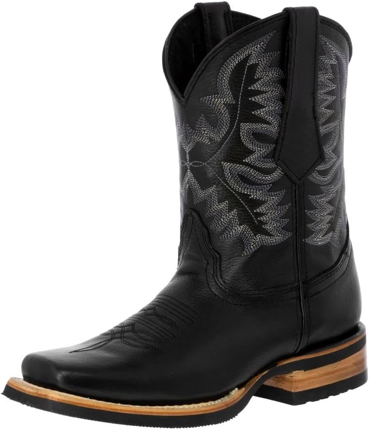 Мужские черные ковбойские сапоги Texas Legacy из кожи в западном стиле для родео, квадратный носок
Мужские черные ковбойские сапоги Texas Legacy из кожи в западном стиле для родео, квадратный носок