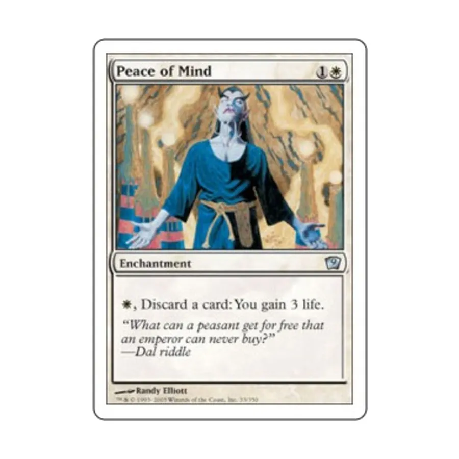 CCG Душевное спокойствие (U), MTG - 9th Edition
CCG Душевное спокойствие (U), MTG - 9th Edition