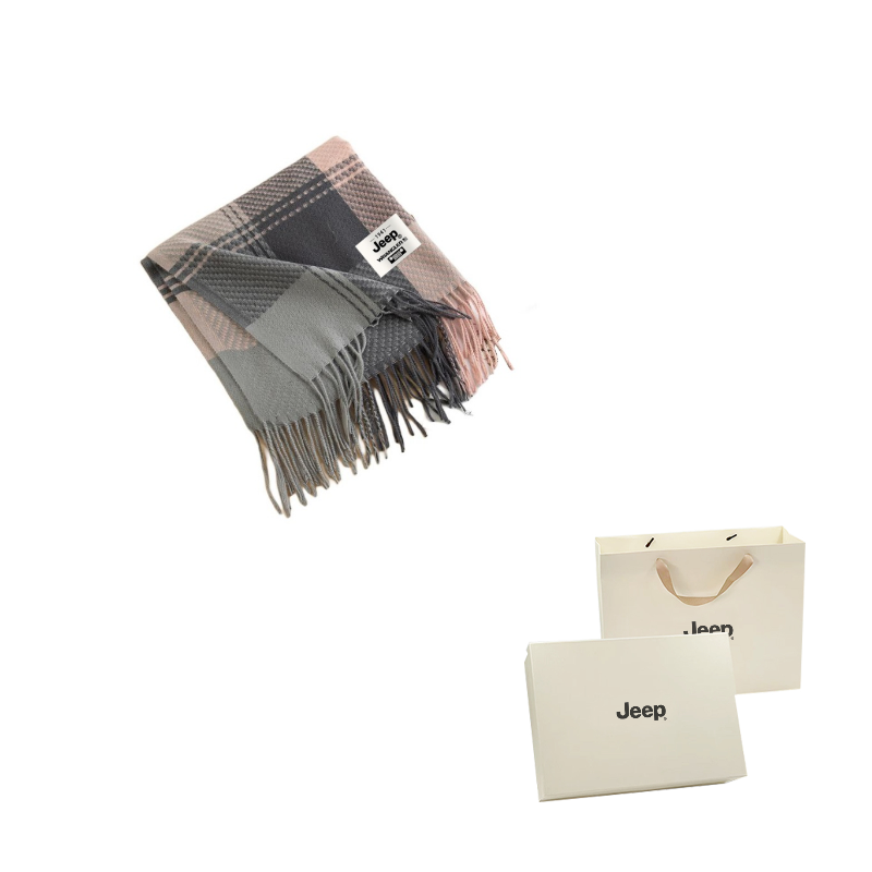 Шарф из полиэстера Unisex Jeep, block серый розовый
Шарф из полиэстера Unisex Jeep, block серый розовый