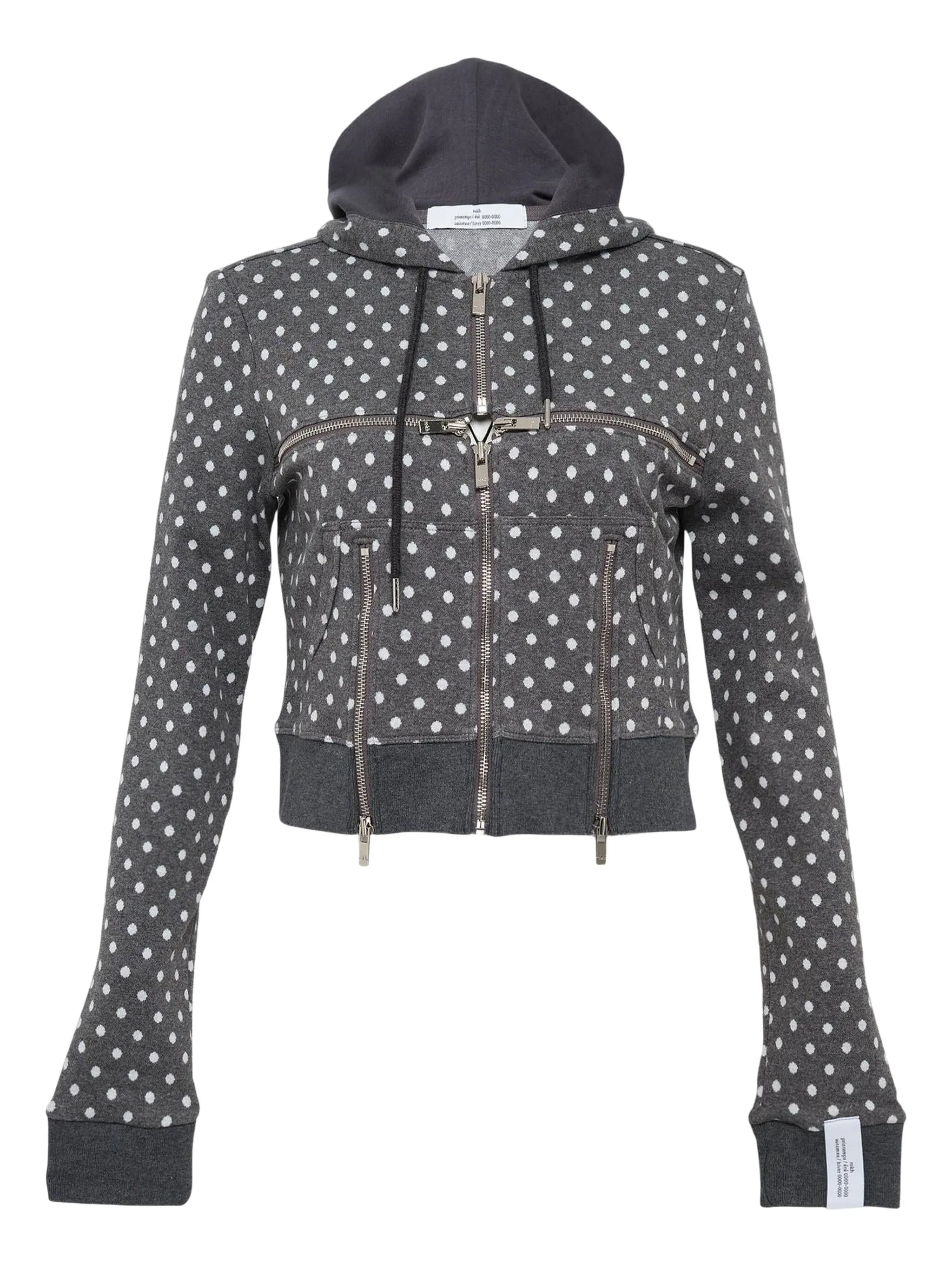 Порванная толстовка на молнии Rokh, серый
Порванная толстовка на молнии Rokh, серый