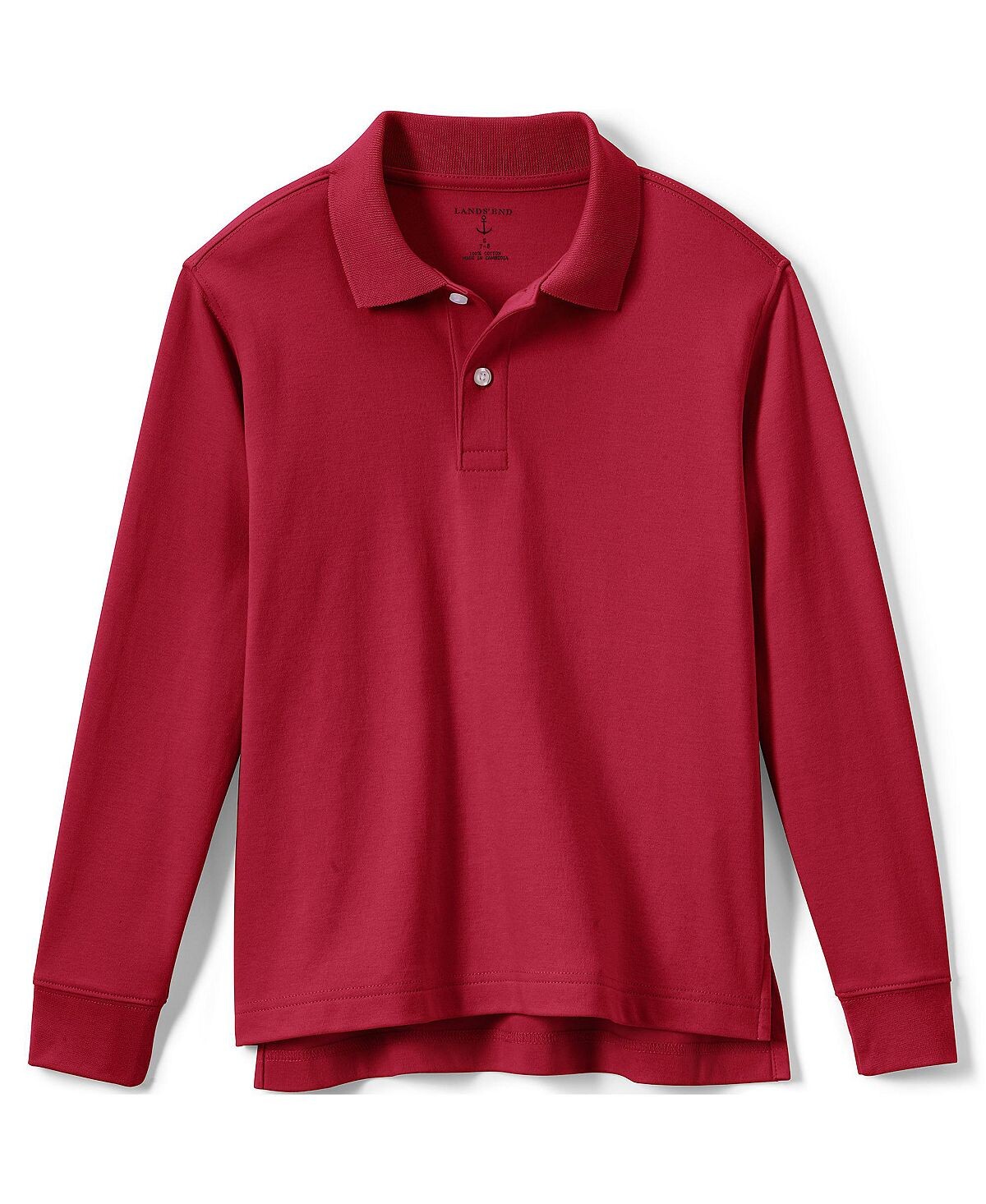 Школьная форма, детская рубашка-поло с длинными рукавами Lands' End
Школьная форма, детская рубашка-поло с длинными рукавами Lands' End