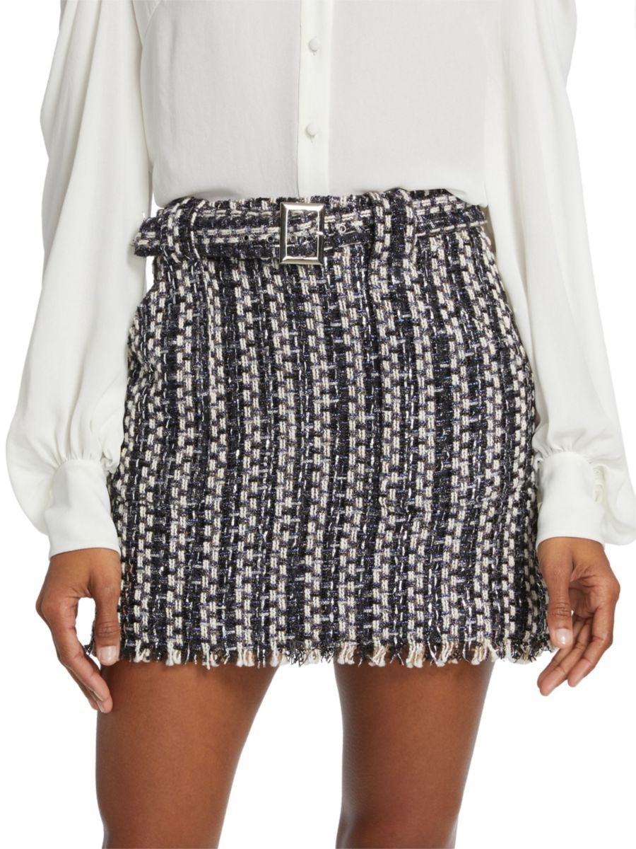 Мини-юбка из твида с поясом Ashley Ramy Brook, цвет Black Combo
Мини-юбка из твида с поясом Ashley Ramy Brook, цвет Black Combo