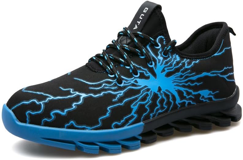 Мужские кроссовки Y2K с принтом молнии, легкие, дышащие, с сеткой, с противоскользящей эластичной подошвой с амортизацией, для занятий фитнесом на свежем воздухе, бега, ходьбы и повседневной носки Zixcplaz, синий
Мужские кроссовки Y2K с принтом молнии, легкие, дышащие, с сеткой, с противоскользящей эластичной подошвой с амортизацией, для занятий фитнесом на свежем воздухе, бега, ходьбы и повседневной носки Zixcplaz, синий