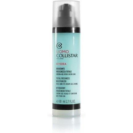 Hydra Uomo Total Freshness Увлажняющий крем-гель для лица и глаз 80 мл, Collistar
Hydra Uomo Total Freshness Увлажняющий крем-гель для лица и глаз 80 мл, Collistar