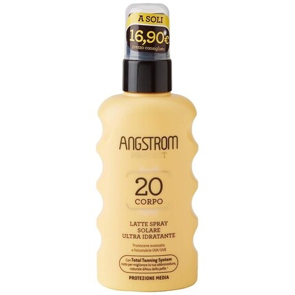 Angstrom Protect Sunscreen Spray Body 20+ с увлажняющим и длительным эффектом 175мл
Angstrom Protect Sunscreen Spray Body 20+ с увлажняющим и длительным эффектом 175мл