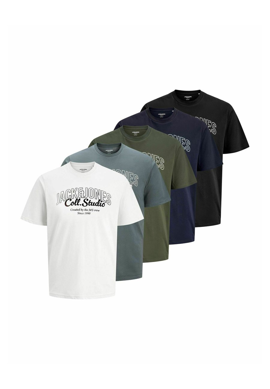 Футболка Jack & Jones T-SHIRT 5ER-PACK, White, Белый, Футболка Jack & Jones T-SHIRT 5ER-PACK, White
Футболка Jack & Jones T-SHIRT 5ER-PACK, White, Белый, Футболка Jack & Jones T-SHIRT 5ER-PACK, White