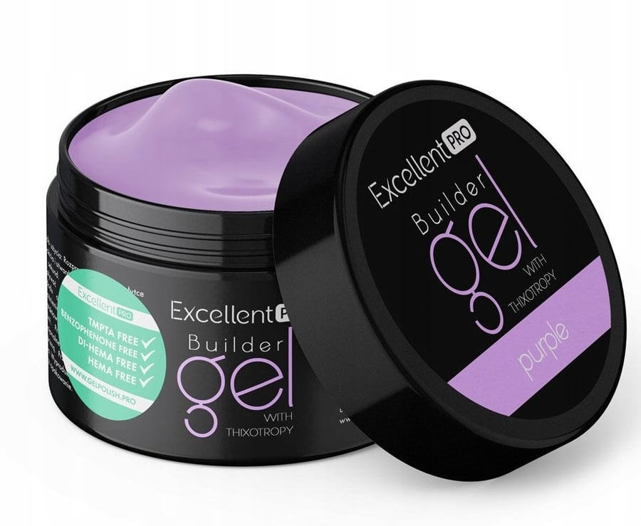 Excellent Pro Builder Gel Thixotropy Purple 50 г
Excellent Pro Builder Gel Thixotropy Purple 50 г