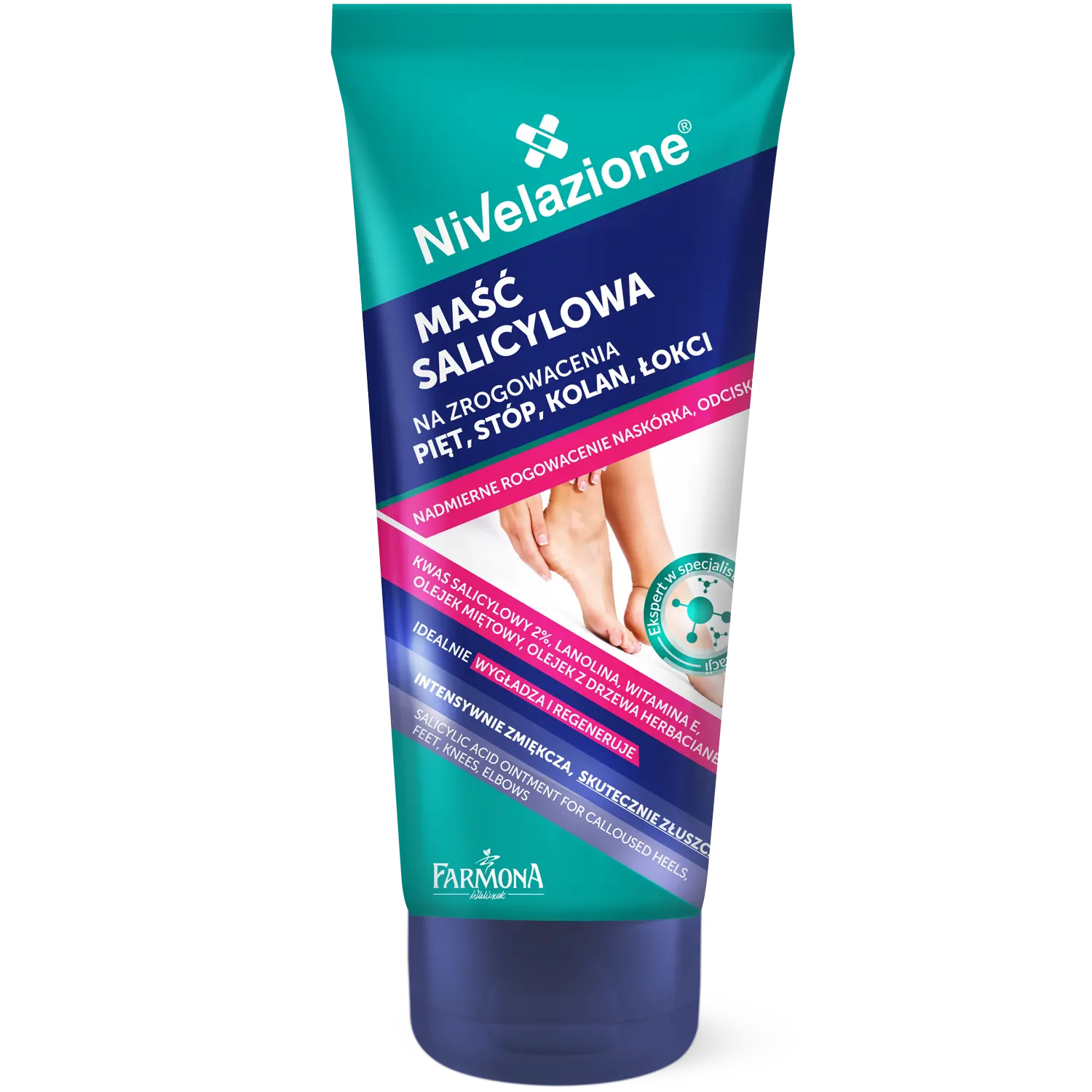 Nivelazione салициловая мазь от мозолей на ногах, 75 мл 
Nivelazione салициловая мазь от мозолей на ногах, 75 мл