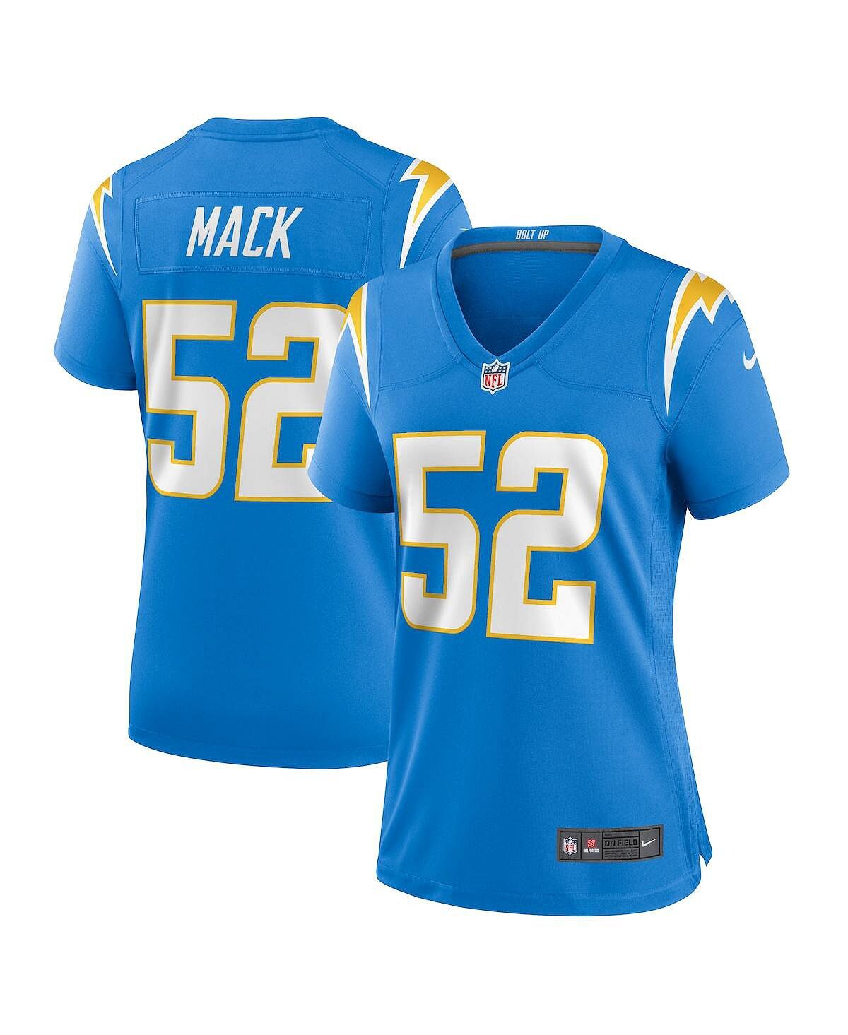 Женская футболка khalil mack powder blue los angeles chargers game jersey Nike, синий
Женская футболка khalil mack powder blue los angeles chargers game jersey Nike, синий