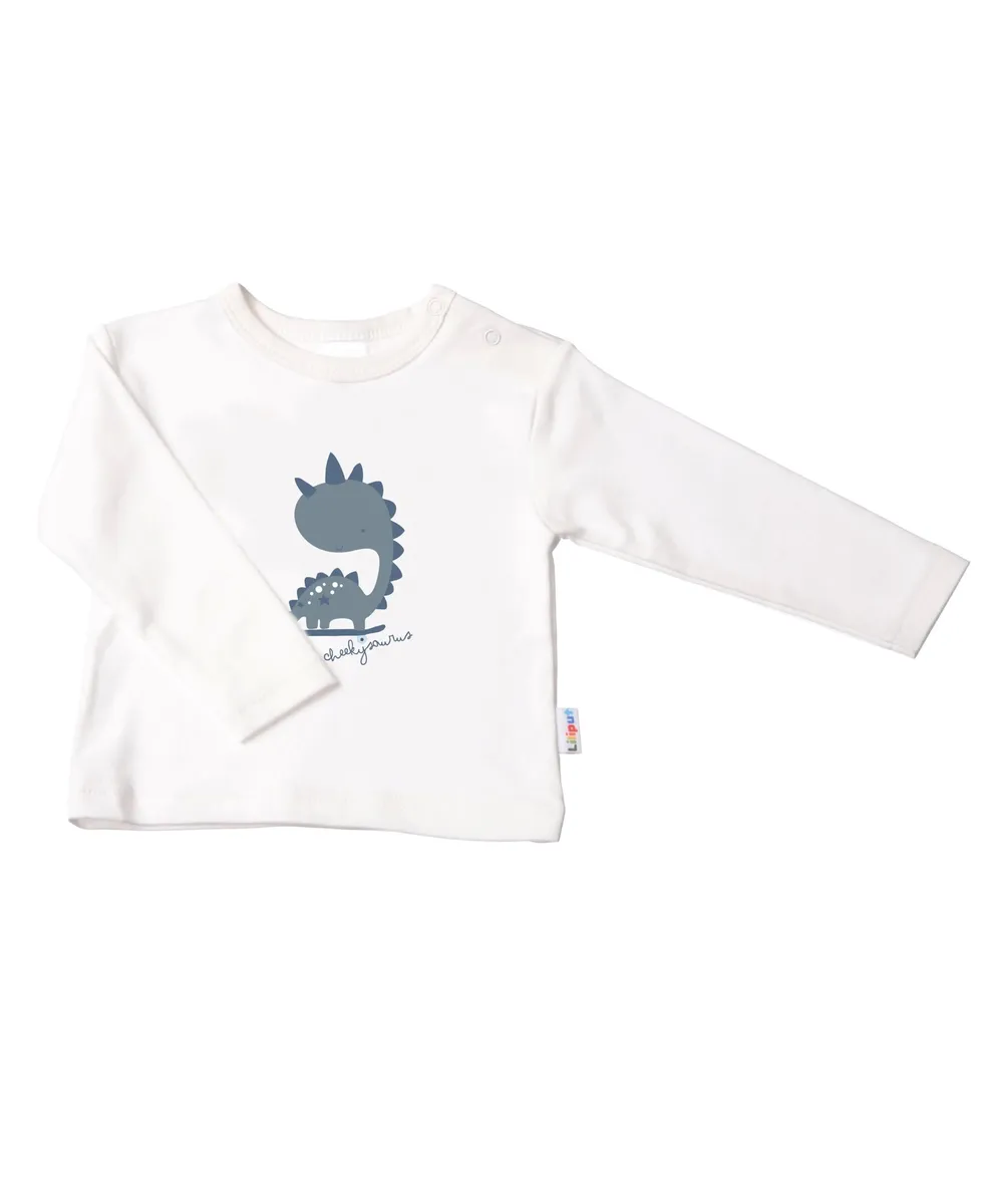 Рубашка Liliput с длинными рукавами "Dino", с кнопками на плече, цвет Ecru 
Рубашка Liliput с длинными рукавами "Dino", с кнопками на плече, цвет Ecru