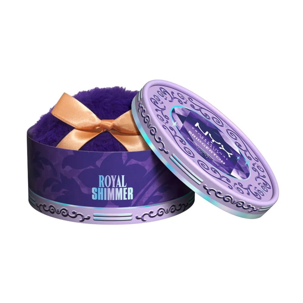 Пуховка-хайлайтер с эффектом шиммера для лица и тела NYX Professional Makeup Bridgerton Royal Shimmer, Gilded In Gold
Пуховка-хайлайтер с эффектом шиммера для лица и тела NYX Professional Makeup Bridgerton Royal Shimmer, Gilded In Gold
