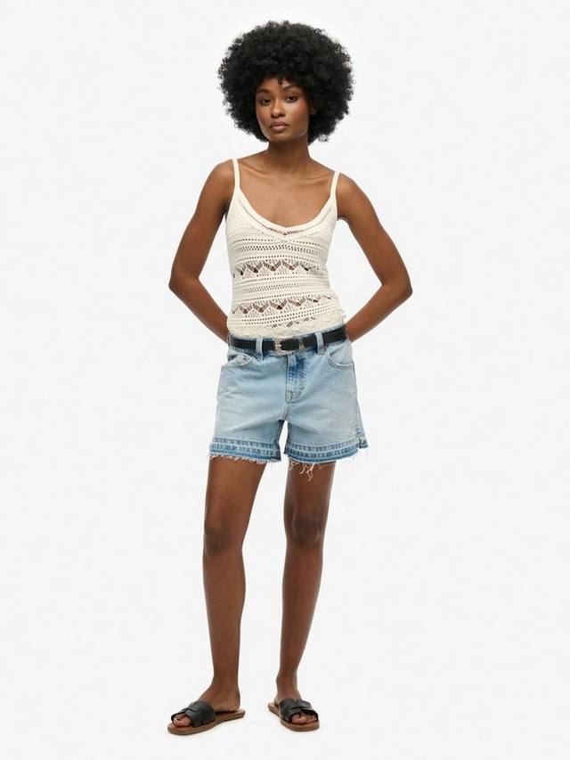 Шорты из джинсовой ткани с хлопком Superdry, Azure Pale Blue
Шорты из джинсовой ткани с хлопком Superdry, Azure Pale Blue