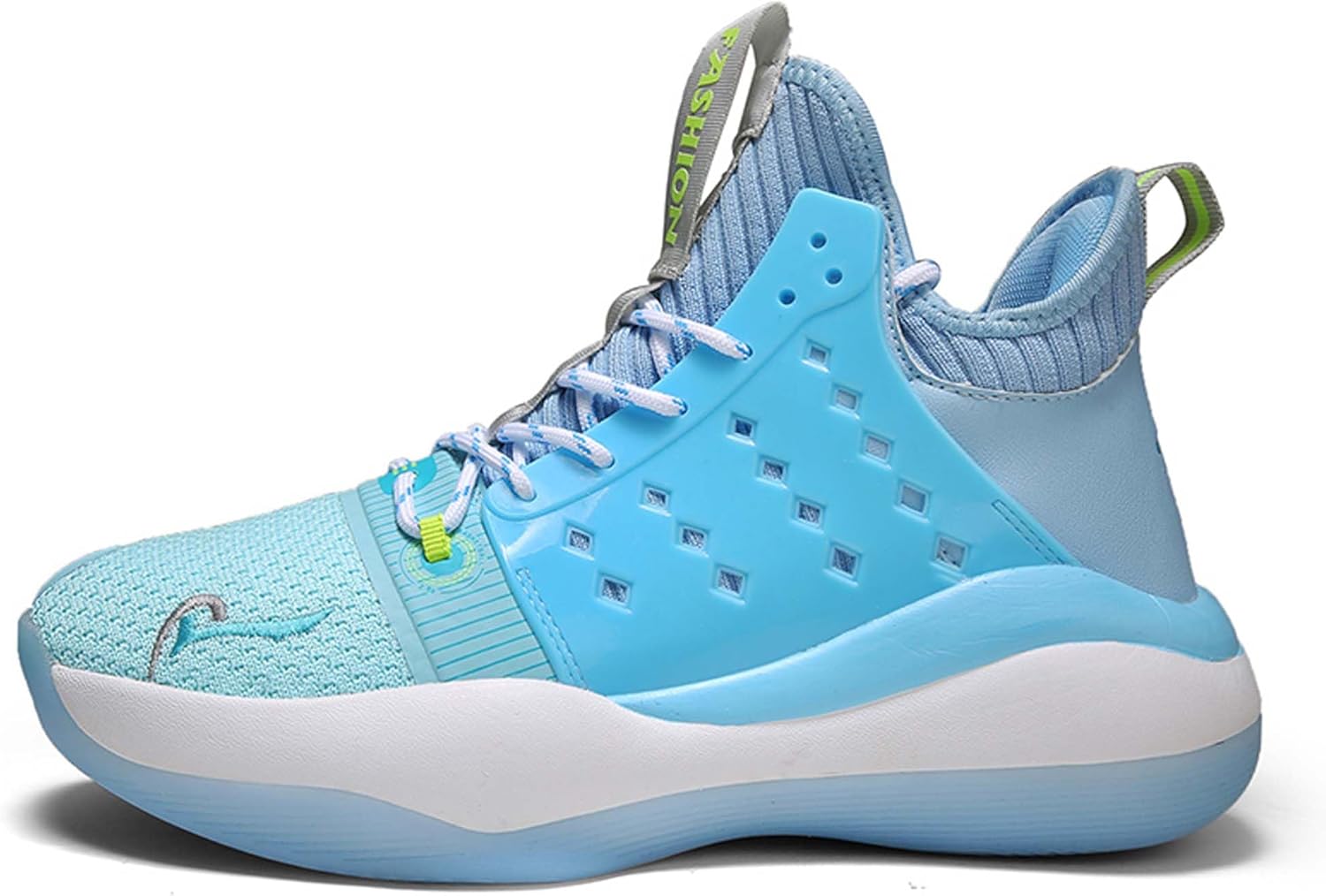 Мужские баскетбольные кроссовки с высоким верхом, легкие дышащие кроссовки из сетки для бега, прогулок и спорта, баскетбольные кроссовки для мужчин для улицы или зала Vtiao, синий
Мужские баскетбольные кроссовки с высоким верхом, легкие дышащие кроссовки из сетки для бега, прогулок и спорта, баскетбольные кроссовки для мужчин для улицы или зала Vtiao, синий