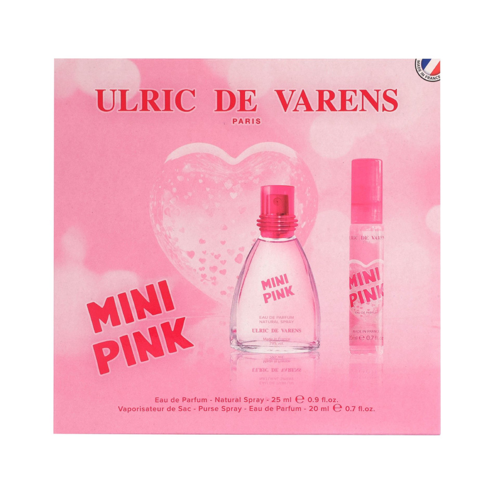 Парфюмерный набор Ulric de Varens Mini Pink, 2 предмета
Парфюмерный набор Ulric de Varens Mini Pink, 2 предмета
