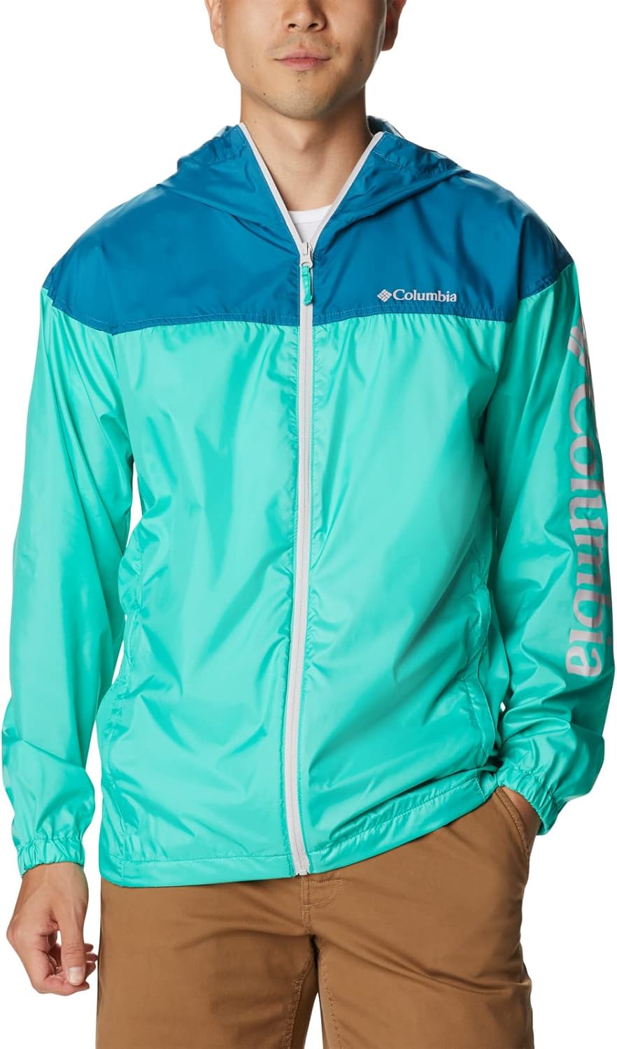 Columbia мужская ветровка Flash Challenger Novelty, Electric Turquoise/Deep Marine
Columbia мужская ветровка Flash Challenger Novelty, Electric Turquoise/Deep Marine