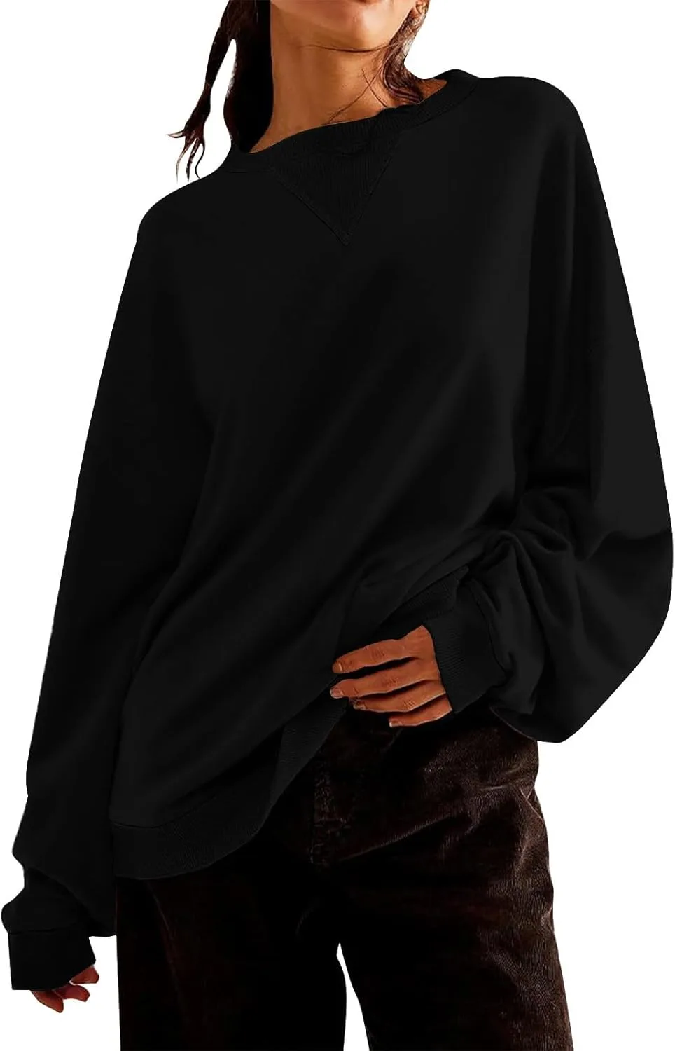 Женская футболка с длинным рукавом и круглым вырезом, свободный крой, тренд 2024 oiangi
Женская футболка с длинным рукавом и круглым вырезом, свободный крой, тренд 2024 oiangi