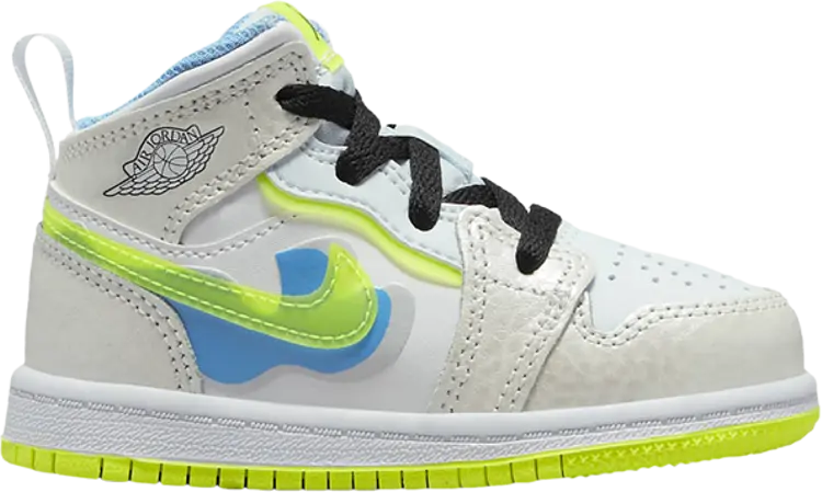 Кроссовки Air Jordan 1 Mid SE TD Warped Swoosh, белый
Кроссовки Air Jordan 1 Mid SE TD Warped Swoosh, белый
