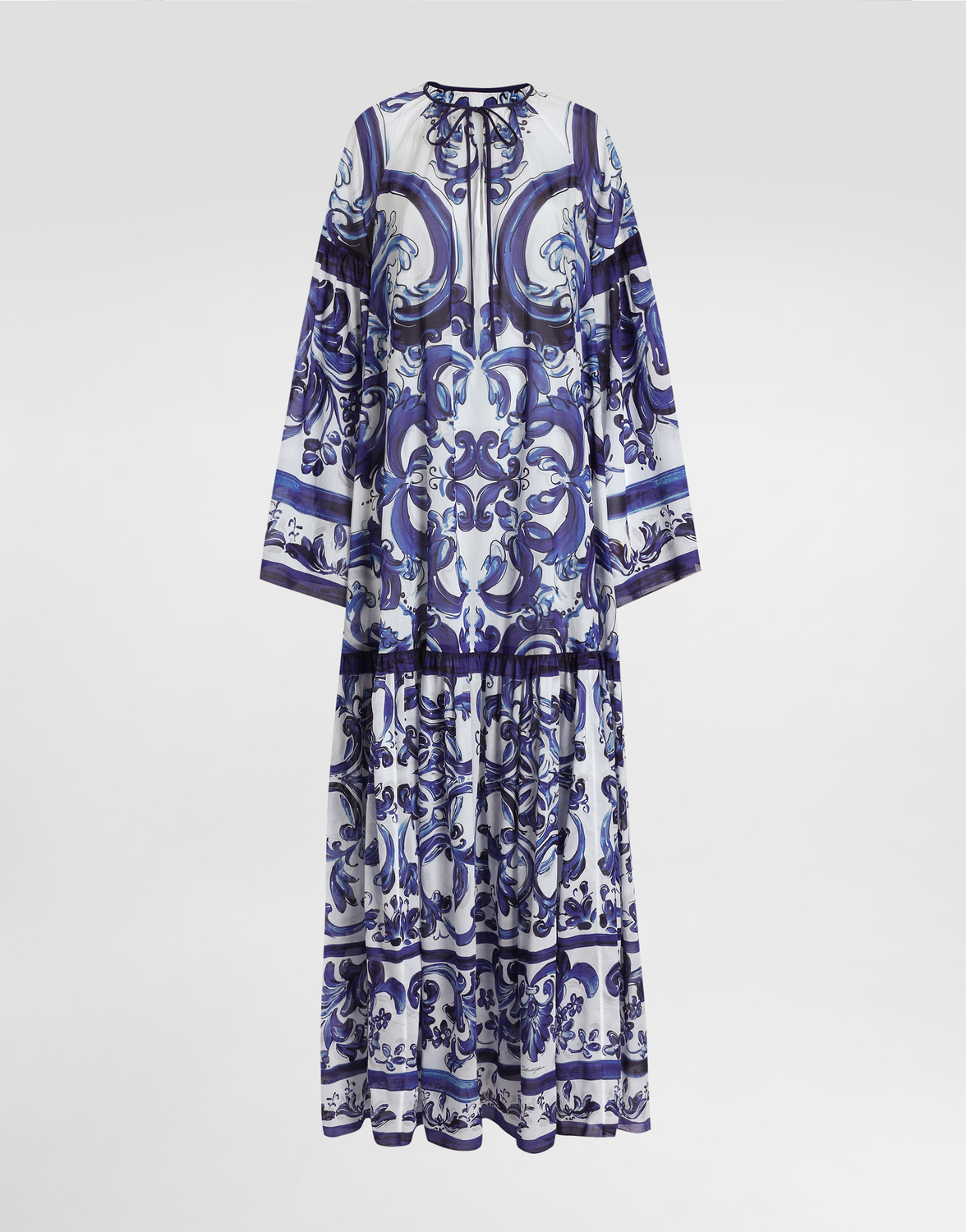 Хлопковое платье с принтом "майолика" Dolce & Gabbana, принт
Хлопковое платье с принтом "майолика" Dolce & Gabbana, принт