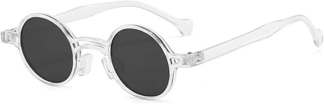 Винтажные маленькие круглые солнцезащитные очки для женщин, модные, с двойной перемычкой, прозрачные линзы цвета морской волны, мужские, трендовые, в стиле панк, синие UUPTTPL, Transparent Grey
Винтажные маленькие круглые солнцезащитные очки для женщин, модные, с двойной перемычкой, прозрачные линзы цвета морской волны, мужские, трендовые, в стиле панк, синие UUPTTPL, Transparent Grey