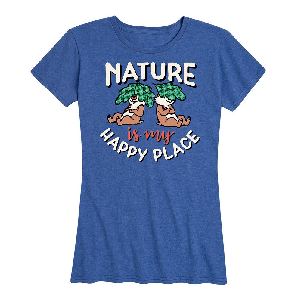 Женская футболка Disney's Chip 'n Dale с рисунком My Happy Place, цвет Heather Royal Blue
Женская футболка Disney's Chip 'n Dale с рисунком My Happy Place, цвет Heather Royal Blue