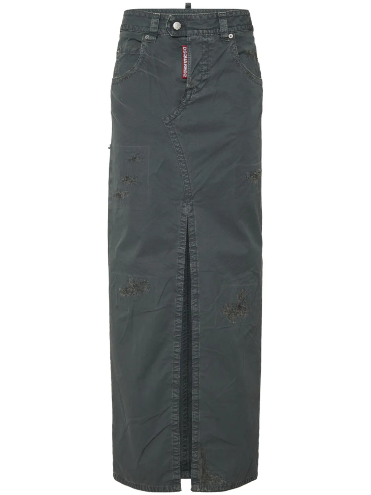 DSQUARED2 хлопковая макси-юбка, серый
DSQUARED2 хлопковая макси-юбка, серый