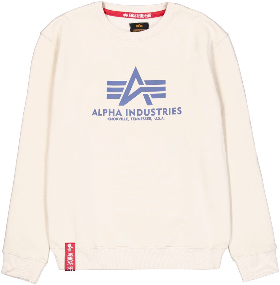 Свитер ALPHA INDUSTRIES Sweatshirt, белый
Свитер ALPHA INDUSTRIES Sweatshirt, белый