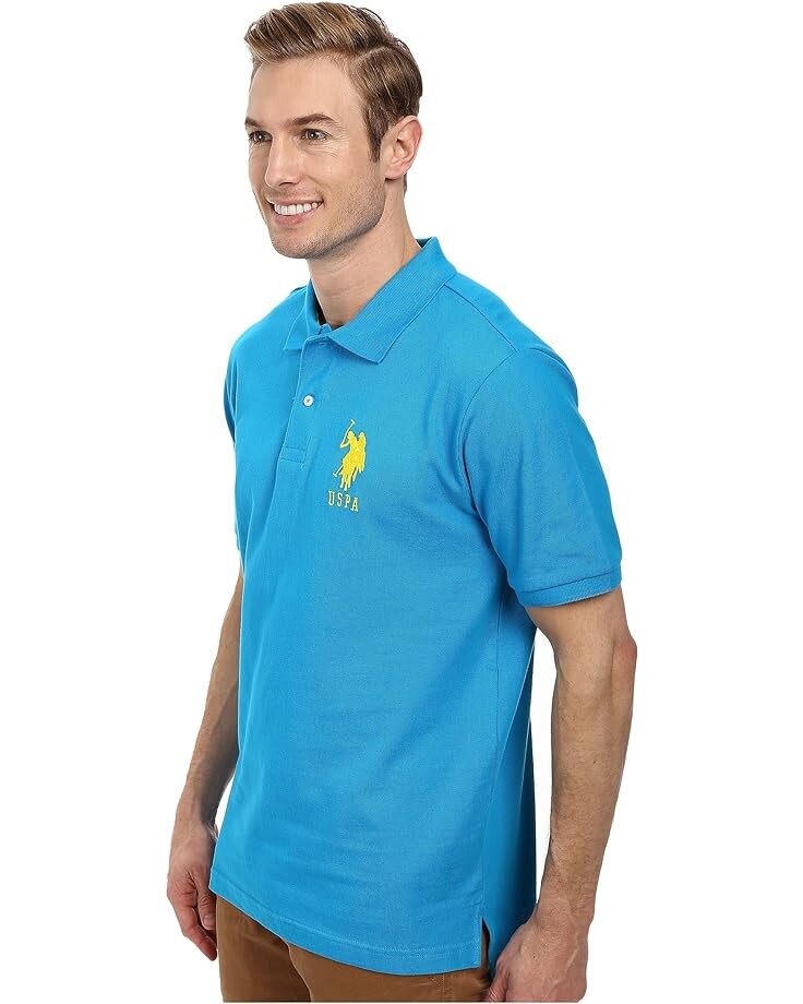 Поло U.S. POLO ASSN. Solid Pique Polo, цвет Teal Blue
Поло U.S. POLO ASSN. Solid Pique Polo, цвет Teal Blue