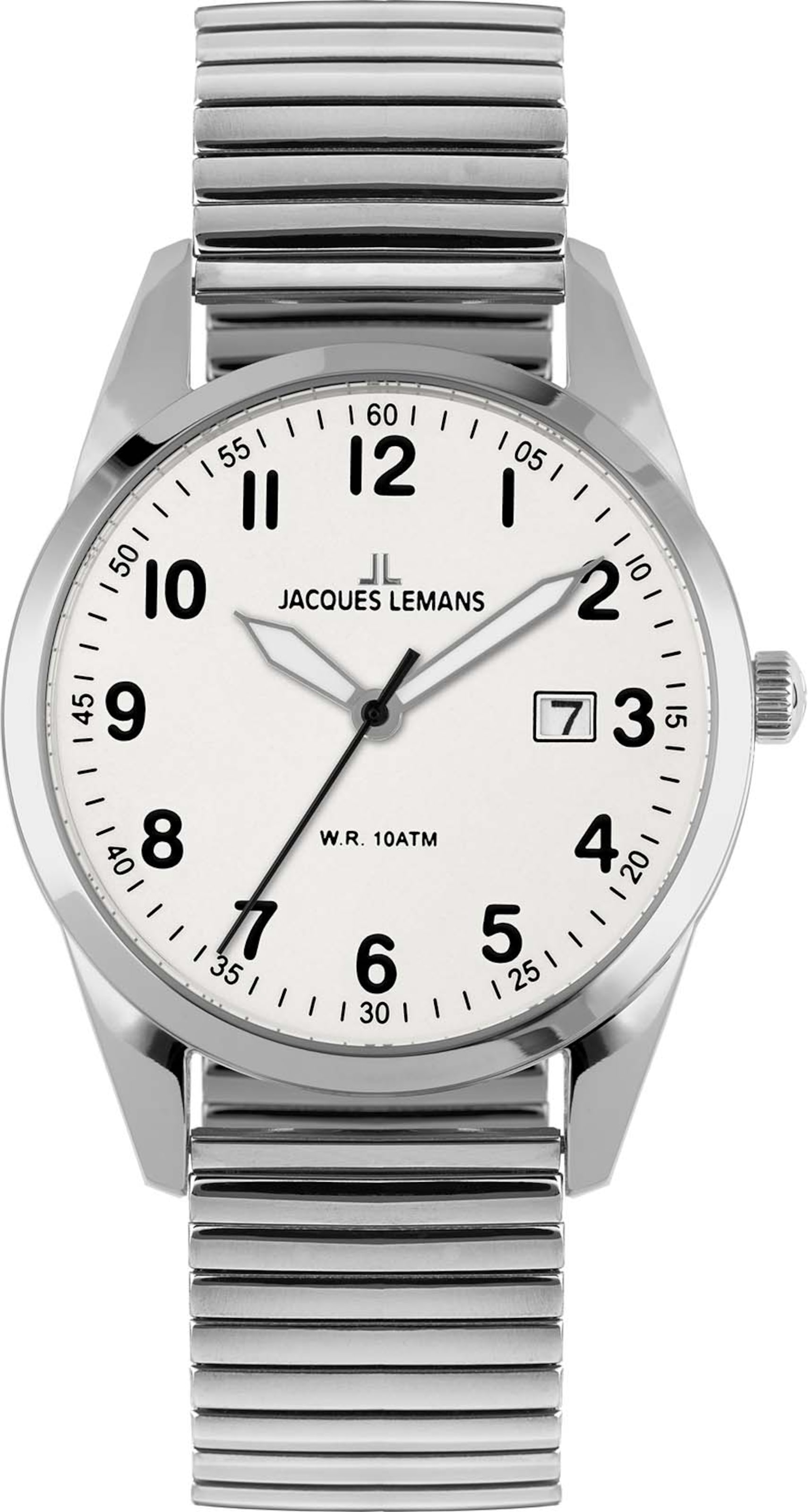 Jacques Lemans Серебряные аналоговые часы
Jacques Lemans Серебряные аналоговые часы