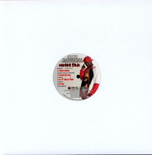 Сингл 12" Mistah Fab: Super Sic Wit It/I Don't Know
Сингл 12" Mistah Fab: Super Sic Wit It/I Don't Know