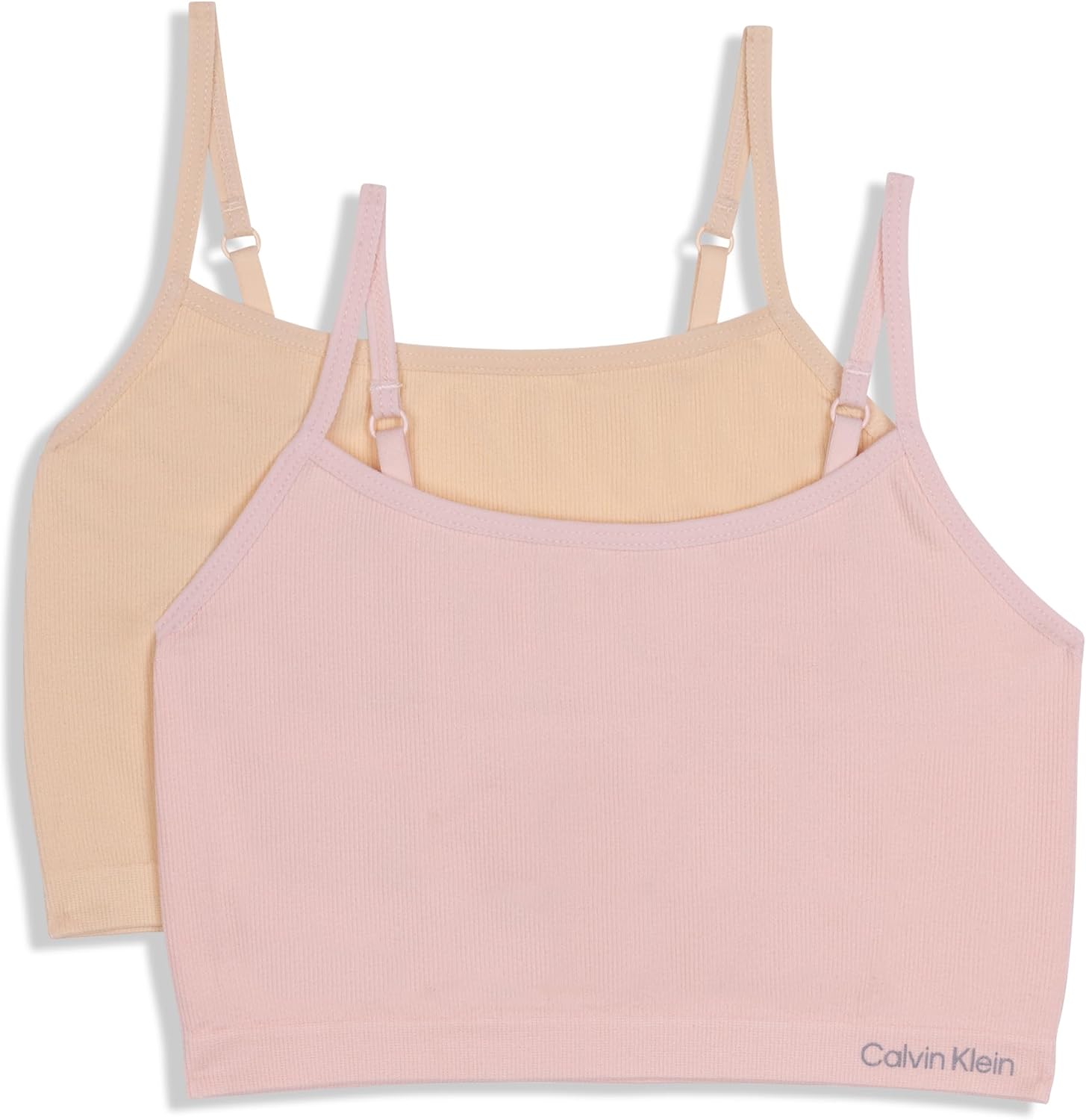 Calvin Klein Girls Seamless Brami, 2 шт., Crystal Pink/Sand
Calvin Klein Girls Seamless Brami, 2 шт., Crystal Pink/Sand