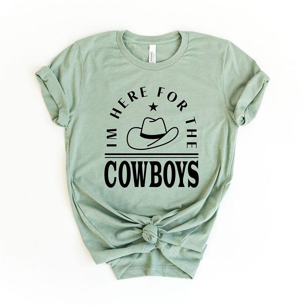 Футболка с короткими рукавами и рисунком «Я здесь ради ковбойской шляпы» Simply Sage Market, цвет Sage
Футболка с короткими рукавами и рисунком «Я здесь ради ковбойской шляпы» Simply Sage Market, цвет Sage