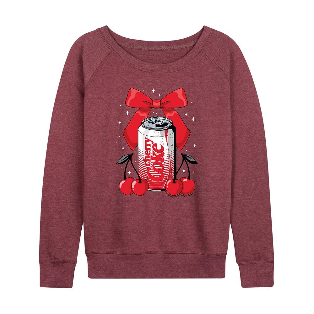 Женский легкий свитшот из френч-терри Coca-Cola Cherry Can Bow Licensed Character, цвет Heather Dark Red
Женский легкий свитшот из френч-терри Coca-Cola Cherry Can Bow Licensed Character, цвет Heather Dark Red