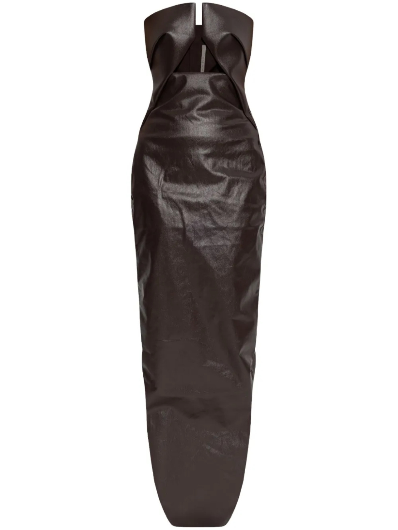 Платье миди с вырезом Rick Owens, коричневый
Платье миди с вырезом Rick Owens, коричневый