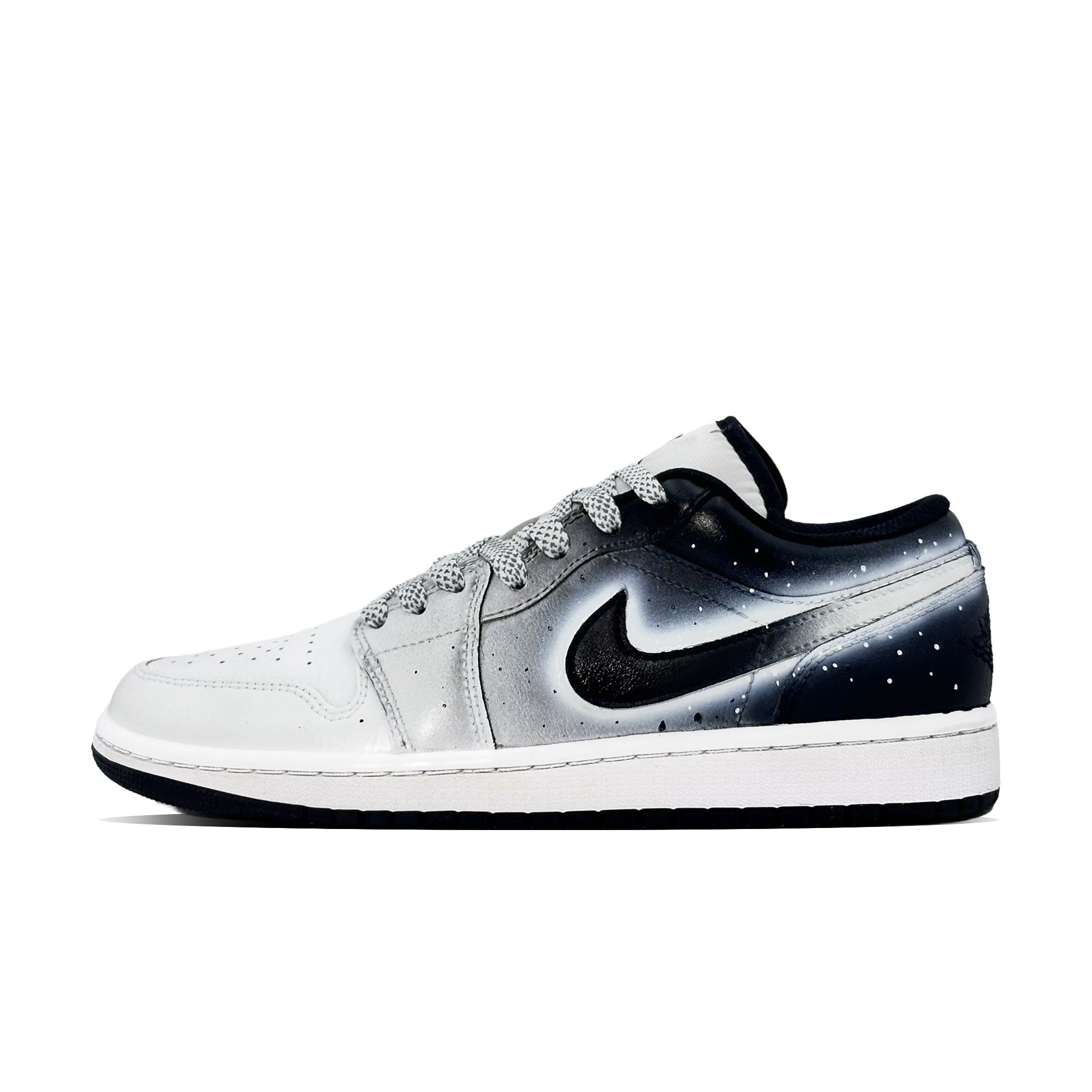 Jordan Кроссовки Air 1 с противоскользящим износостойким низким верхом для скейтборда, мужские, черно-белые
Jordan Кроссовки Air 1 с противоскользящим износостойким низким верхом для скейтборда, мужские, черно-белые