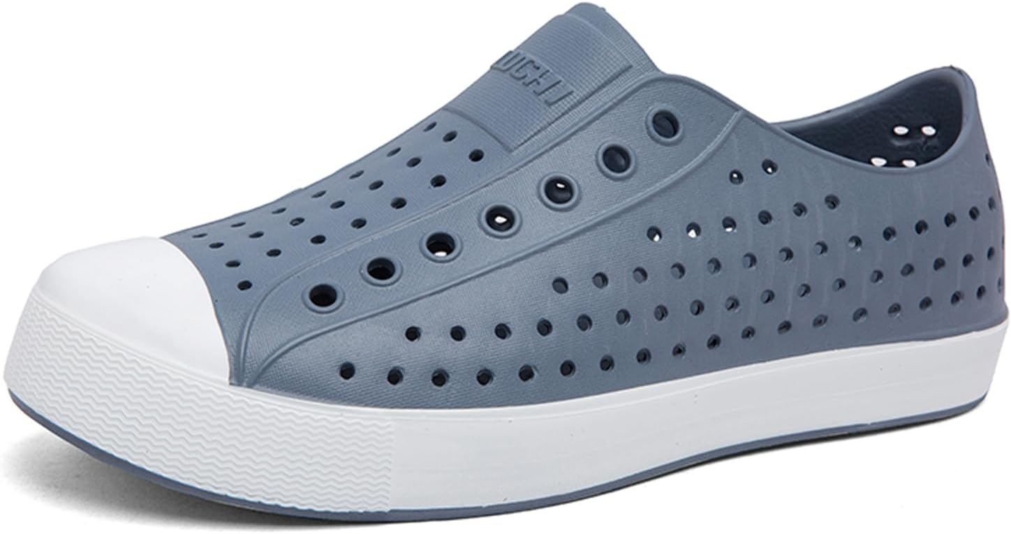 Водонепроницаемые садовые сабо для мужчин и женщин - легкие дышащие тапочки из ЭВА - удобная нескользящая повседневная обувь для улицы, пляжа и ежедневного ношения Fliozy, темно-серый
Водонепроницаемые садовые сабо для мужчин и женщин - легкие дышащие тапочки из ЭВА - удобная нескользящая повседневная обувь для улицы, пляжа и ежедневного ношения Fliozy, темно-серый