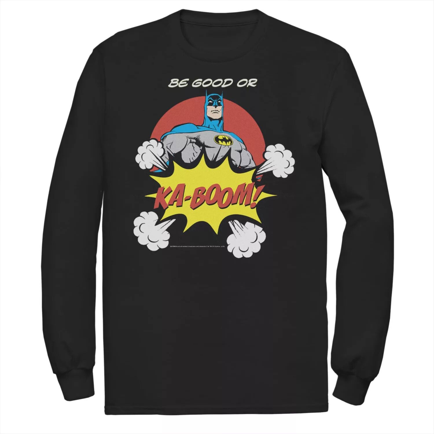 Мужская футболка DC Comics Batman Ka-Boom в стиле поп-арт с текстовым плакатом
Мужская футболка DC Comics Batman Ka-Boom в стиле поп-арт с текстовым плакатом