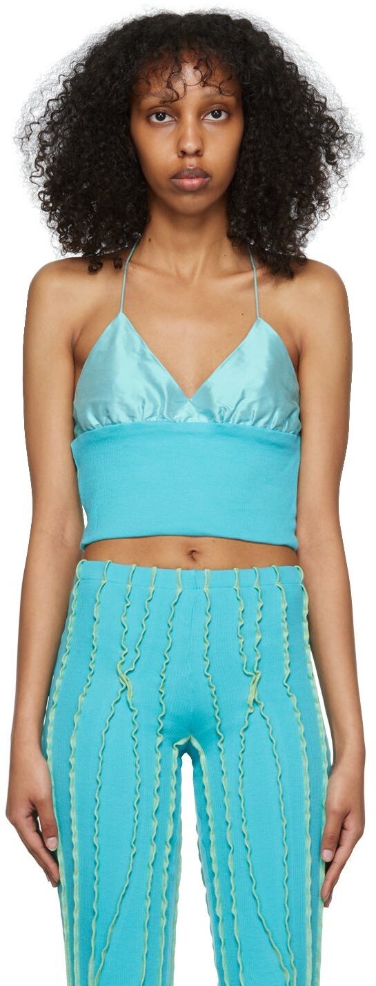 Эксклюзивная синяя майка SSENSE Helenamanzano
Эксклюзивная синяя майка SSENSE Helenamanzano